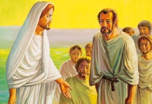 Gesu-e-Pietro con gli altri