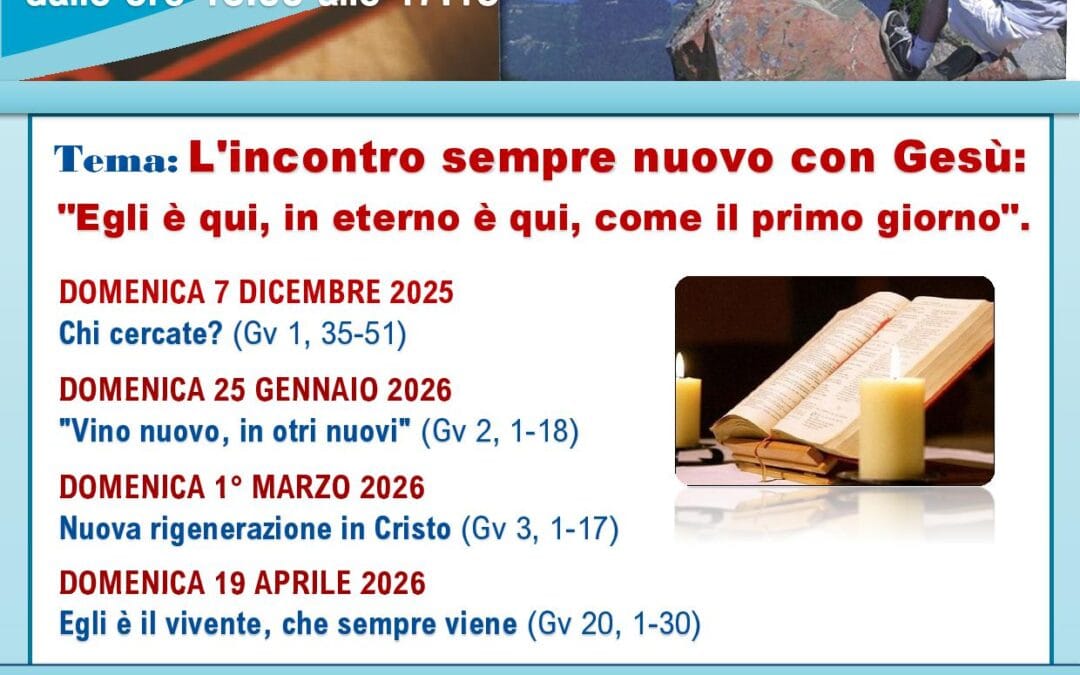 Incontri con la Parola 2025-2026